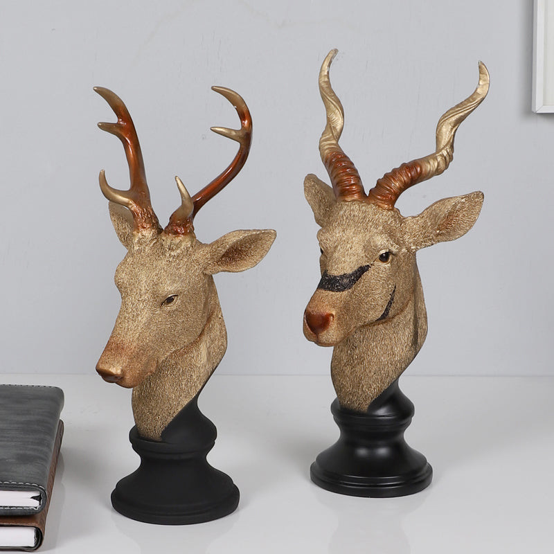 Deer Dream Showpiece - Set Of Two media 7