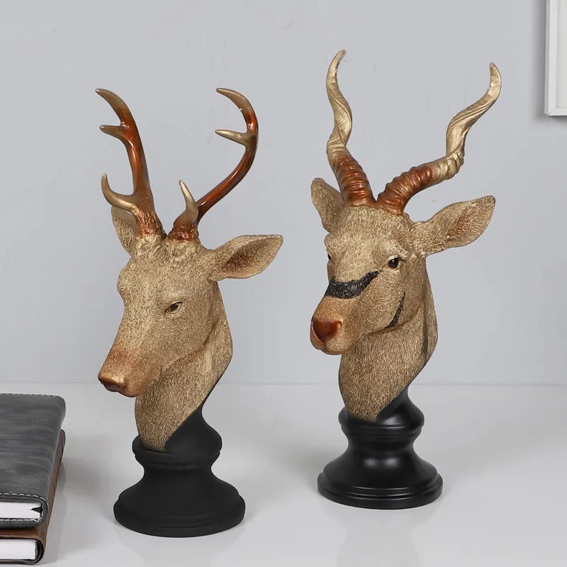 Deer Dream Showpiece - Set Of Two media 7