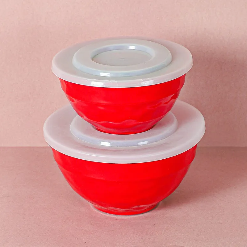 Maneva Serving Bowl (Red) - Set Of Two media 3