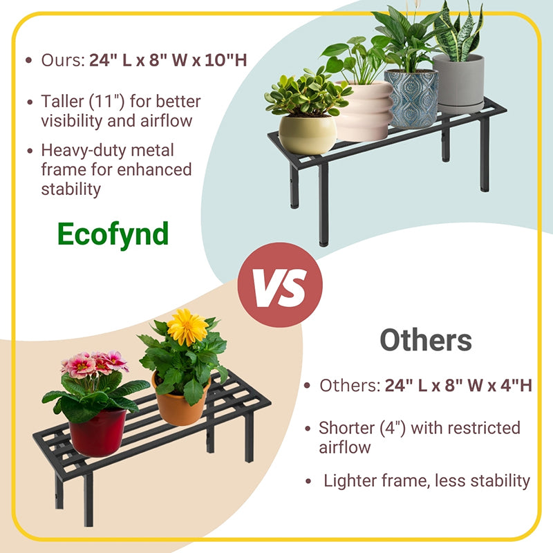 Planar Metal Planter - Black media 4