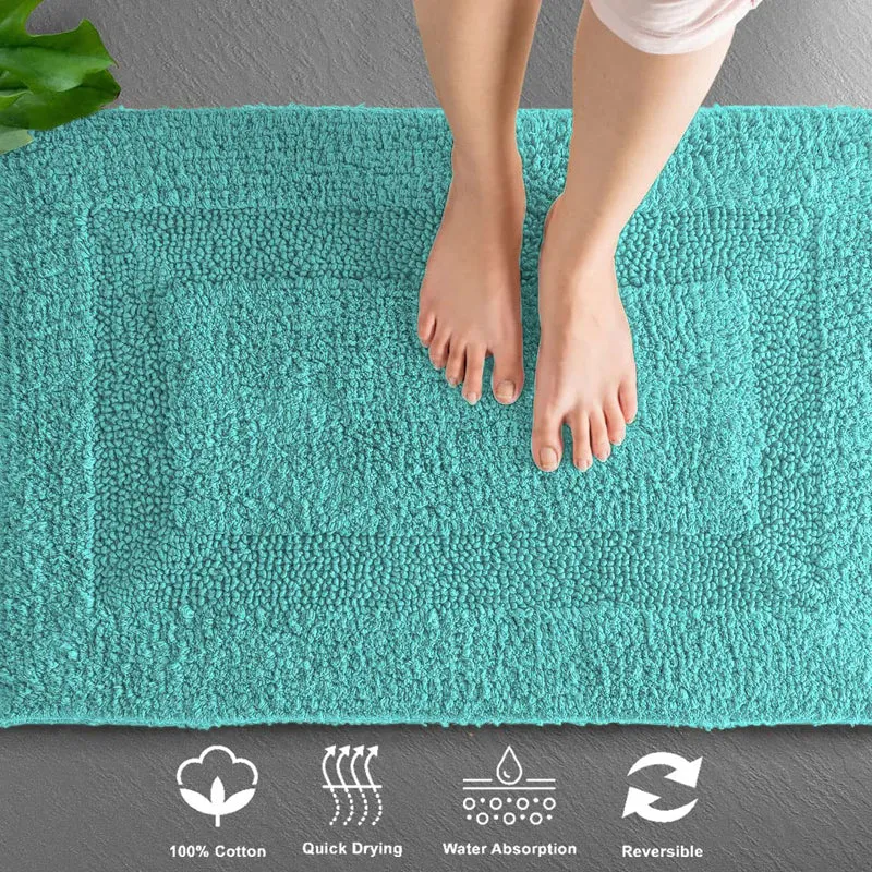 Paris Luxe Reversible Bath Mat - Aqua media 5