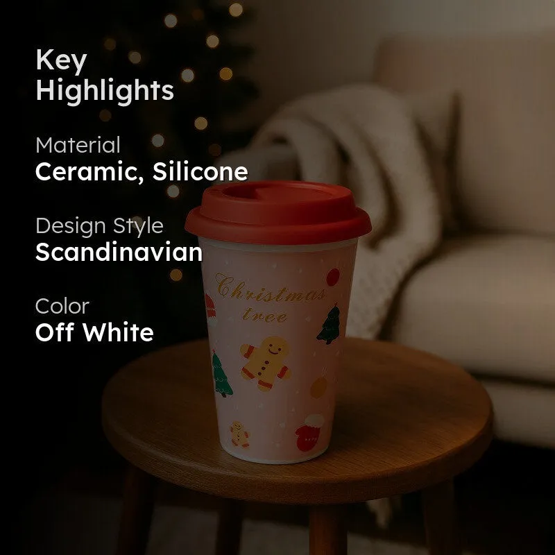 Sassy Ceramic,Silicone Coffee Mug (400 mL) media 2
