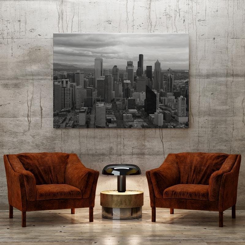 Seattle City Canvas Wall Painting - Gallery Wrap