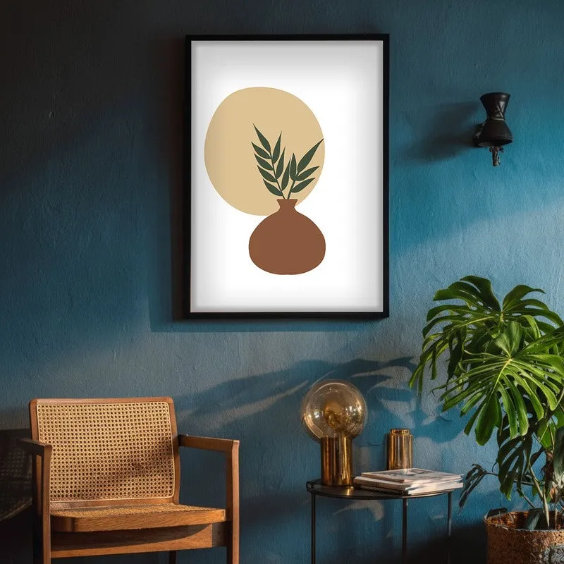 Sage Pot Canvas Wall Painting With Black Frame media 8