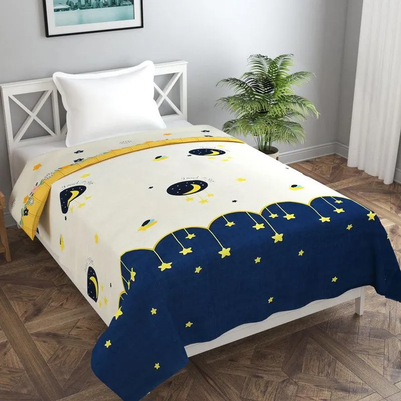 Lunar Lullabies Kids' Cotton Duvet Cover - 210 TC media 1