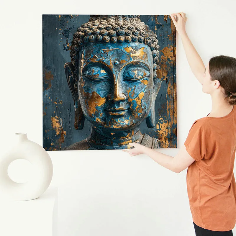 Weathered Buddha Canvas Wall Art media 5