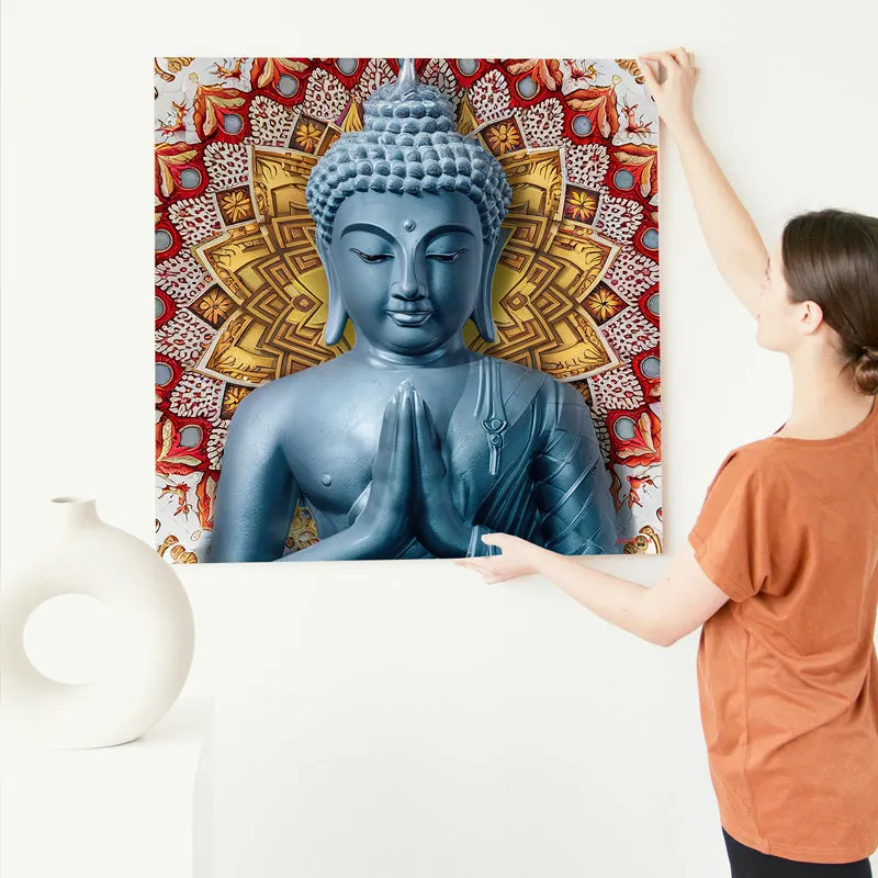 Buddha Mandala Wall Painting media 5