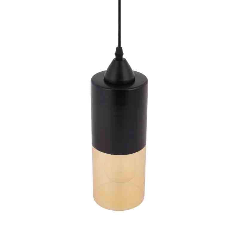 Capsule LED Glass Ceiling Lamp - Black media 3