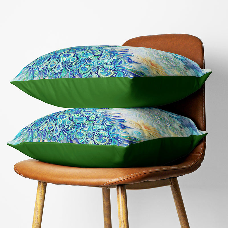 Chitrapaksha Printed Cushion Cover Set - Set Of Two media 3