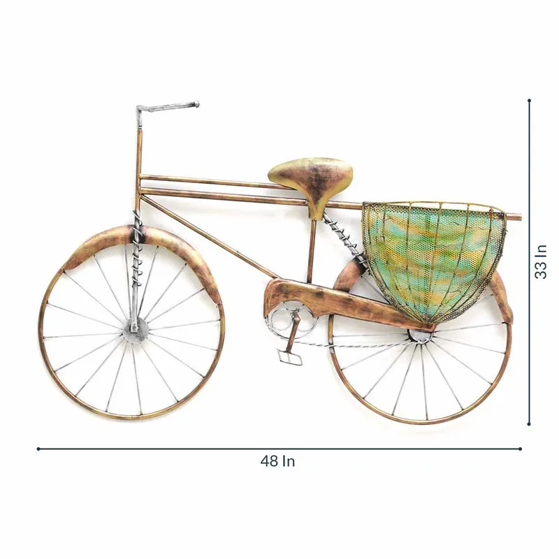 Rustic Bicycle Iron Wall Accent media 5