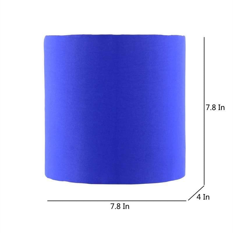Cylindrical Floating Fabric Wall Lamp - Blue media 7