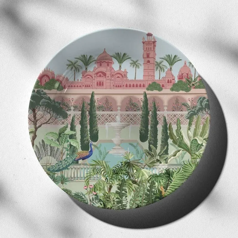 Peacock Charm Wall Plate media 3