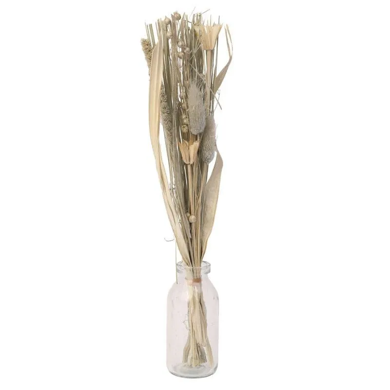 Theola Vase With Dry Flowers - Silver media 4