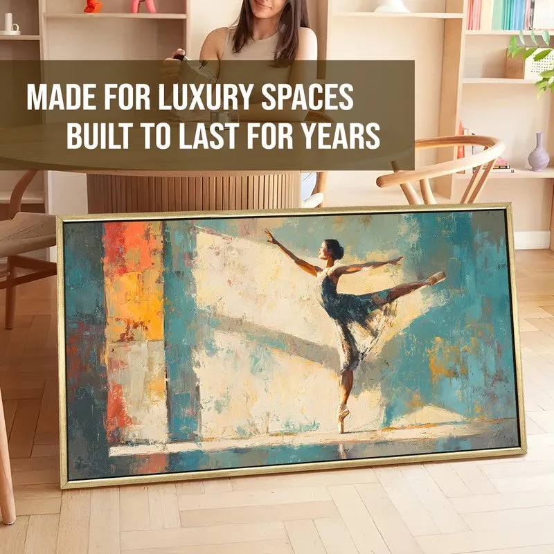 Chasing Shadows Canvas Wall Painting With Frame media 5