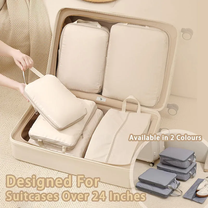 Pack Nest Travel Pouch (Beige) - Set Of Four media 6