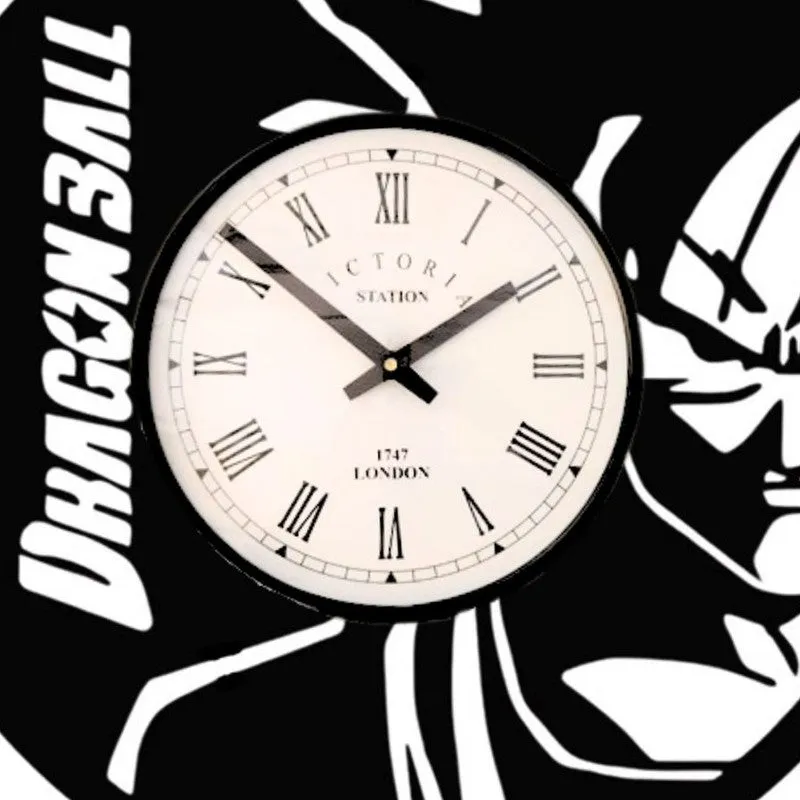 Anime Steel Analog Wall Clock - Black media 5