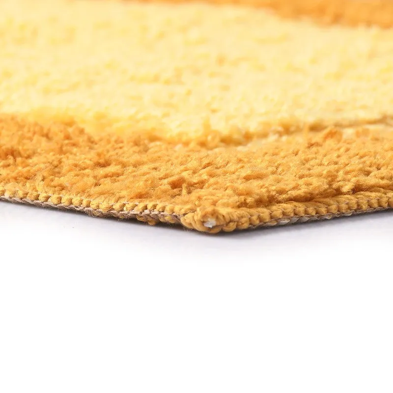 Tranquil Touch Microfiber Bath Mats (Yellow) - Set of Two media 4
