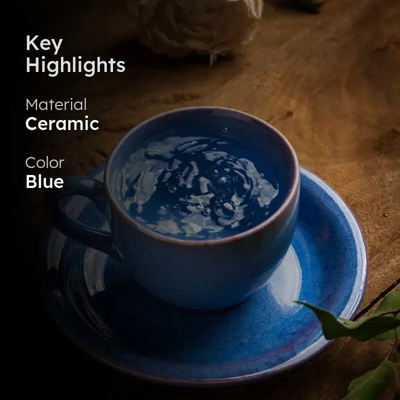 Periela Handmade Cup & Saucer - 240 ML media 2