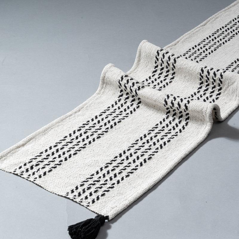 Saphira  Handwoven Cotton Table Runner media 4