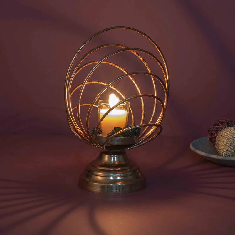 Cradle Neo Candle Holder - Gold media 3