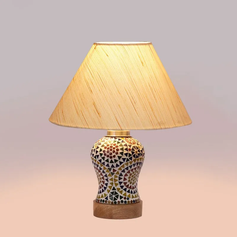 Wavon Wooden Table Lamp - Multicolor media 6