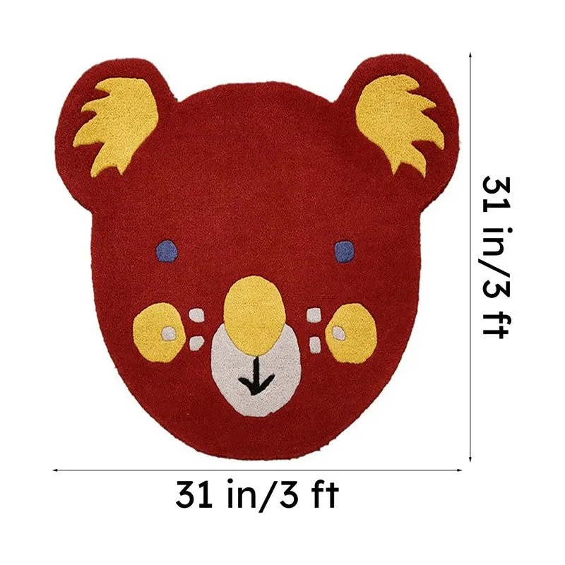 Fluffy Bear Wool Carpet media 6