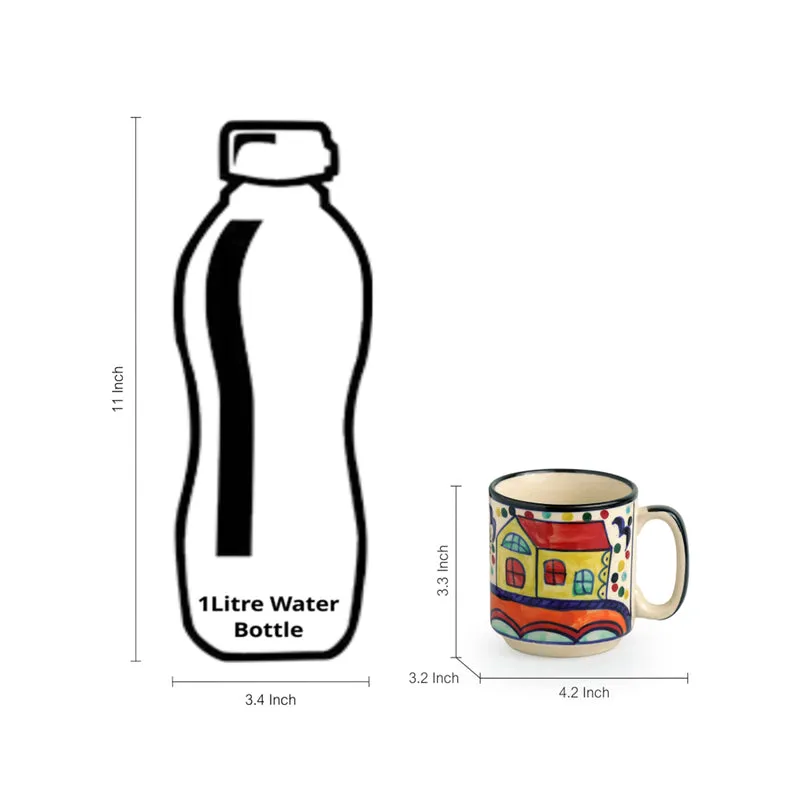Sweet Ceramic Tea Cup (220 mL Each) - Set of Six media 5