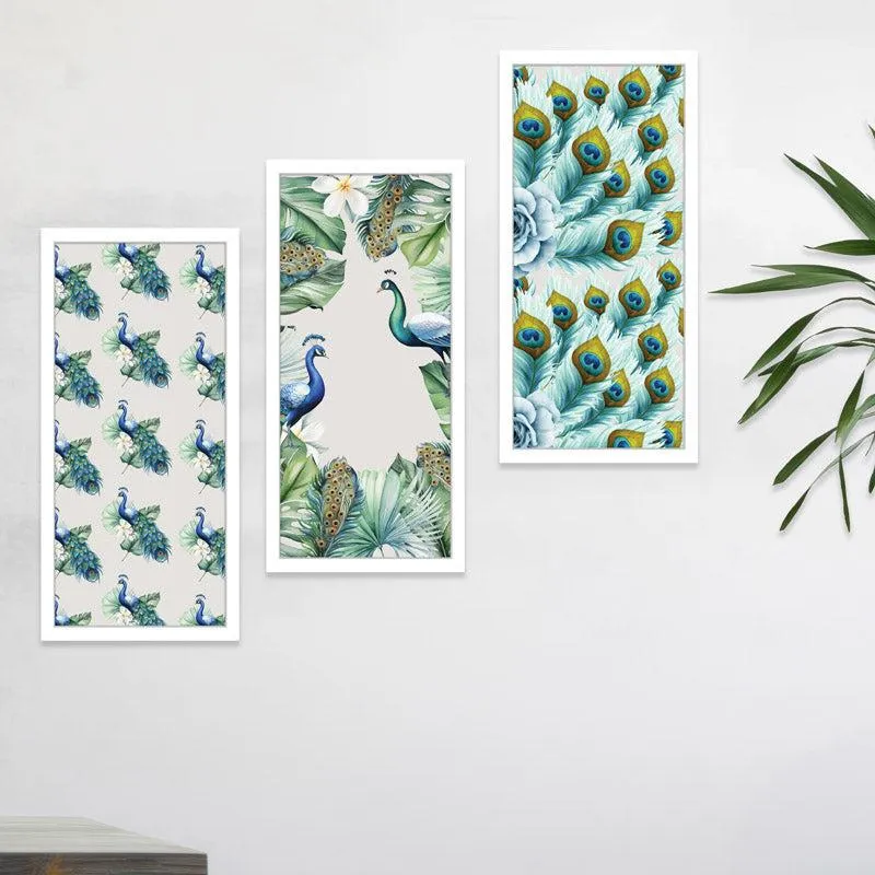 Peacock Print Wall Art media 1
