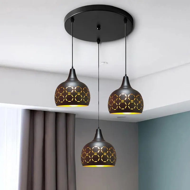 Scintilla Metal Ceiling Lamp - Black media 1