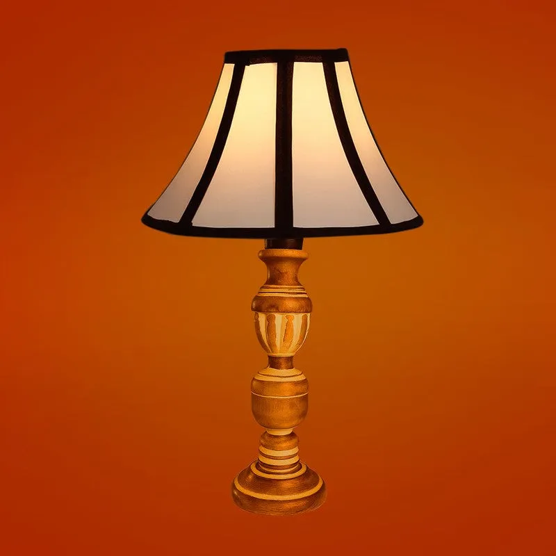 Zenrae Zyn Wooden Table Lamp - White media 7