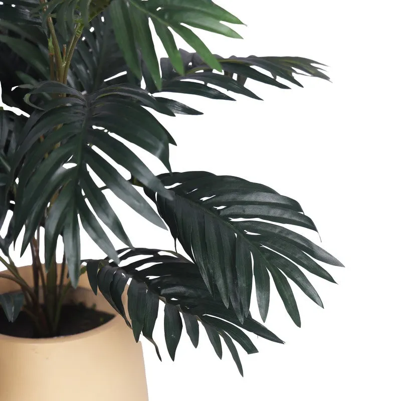 Modern Tropic Artificial Plant With Black Fiber Pot - 2.3 Feet media 5