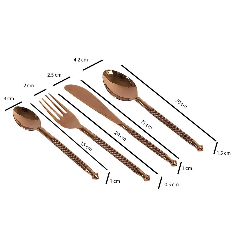 BrioRose Gold Cutlery - Set of four media 7