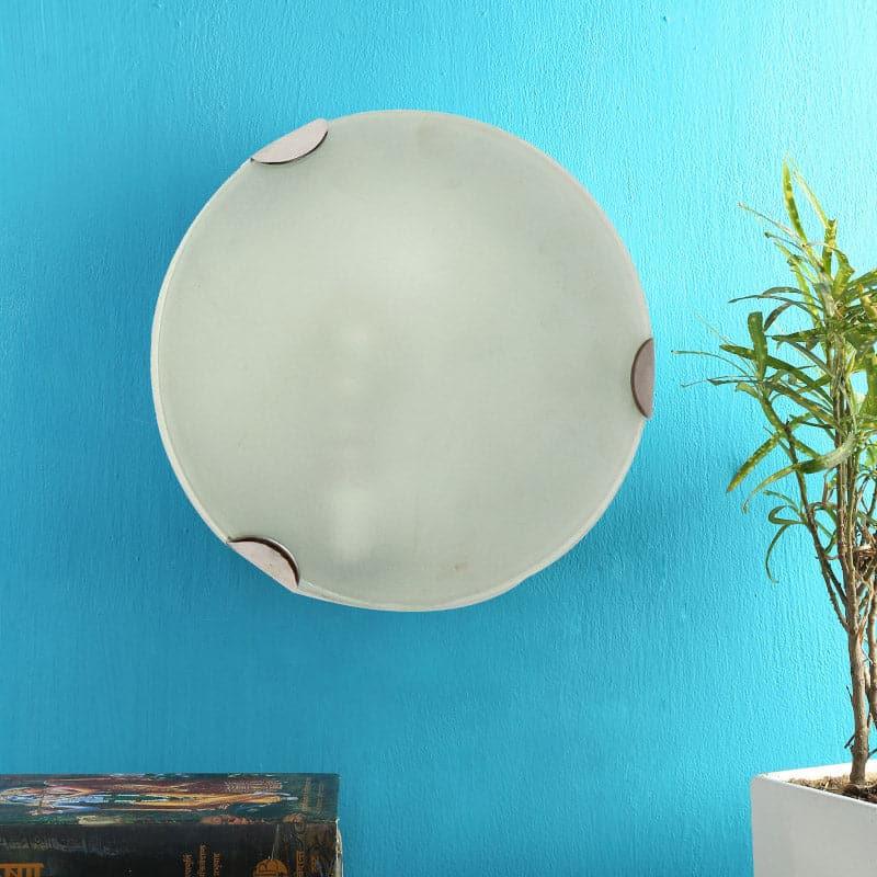 Molly Round Moon Glass Wall Lamp media 3