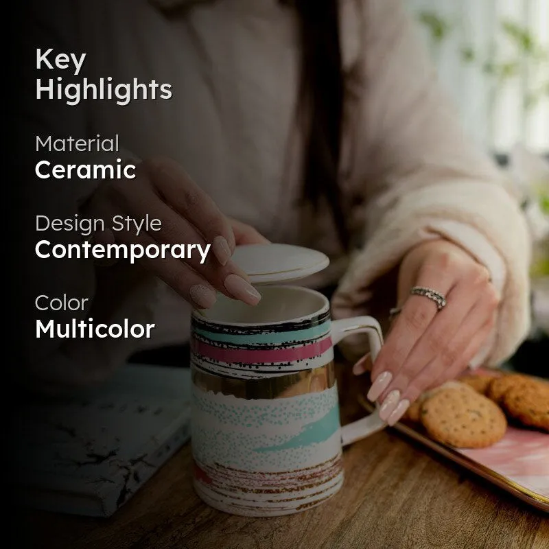 Embry Ceramic Coffee Mug (450 mL) - Two Piece Set media 2