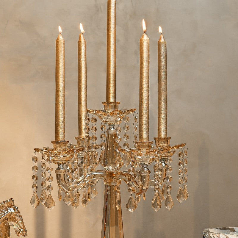 Aurora Crystal Candle Holder media 5