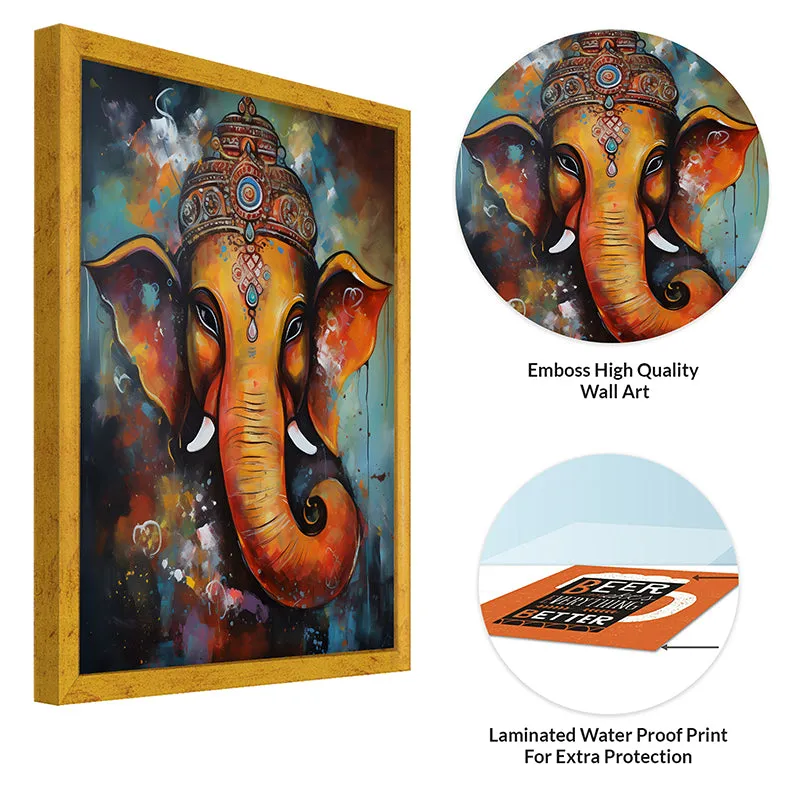Lambodara Gaze Wall Art media 4