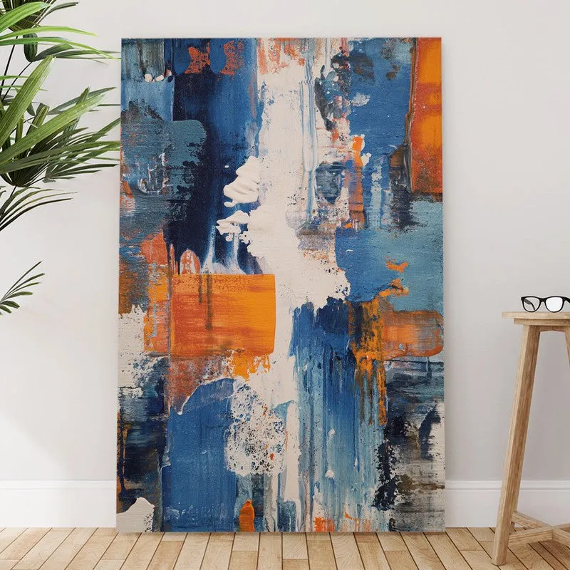 Stroke Color Fusion Canvas Wall Art media 6