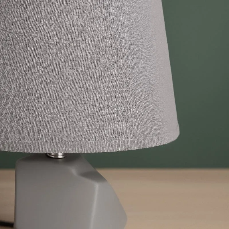 Aurora Glow Ceramic Table Lamp - Grey media 5