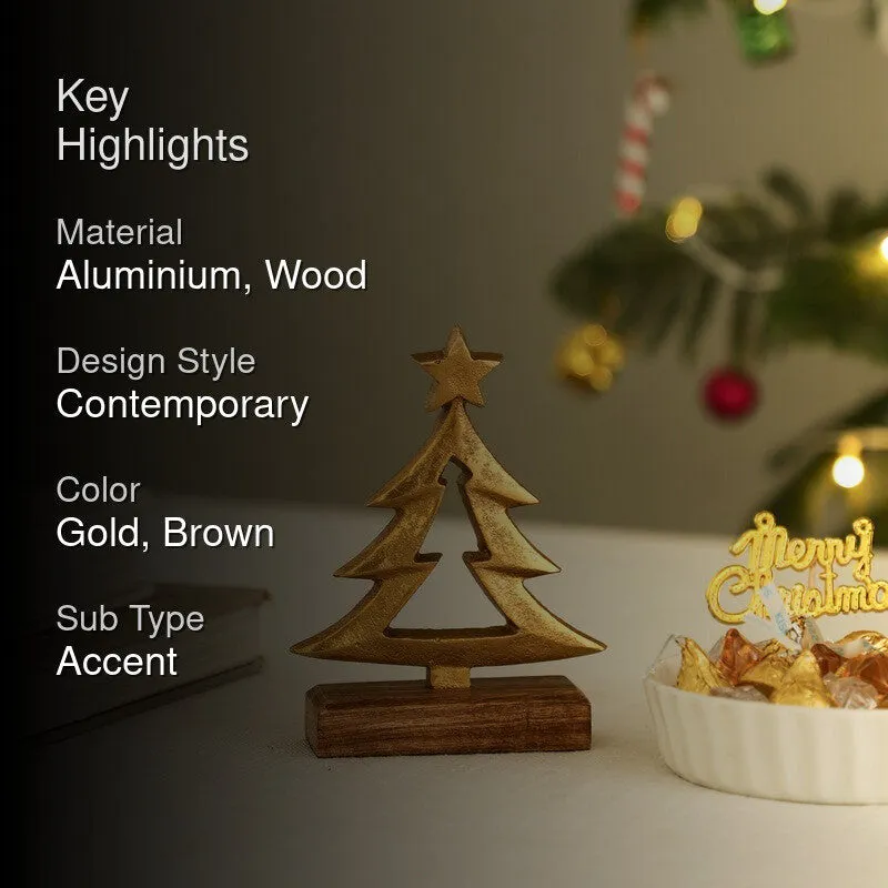 Aurora Aluminum Star Tree Showpiece media 2