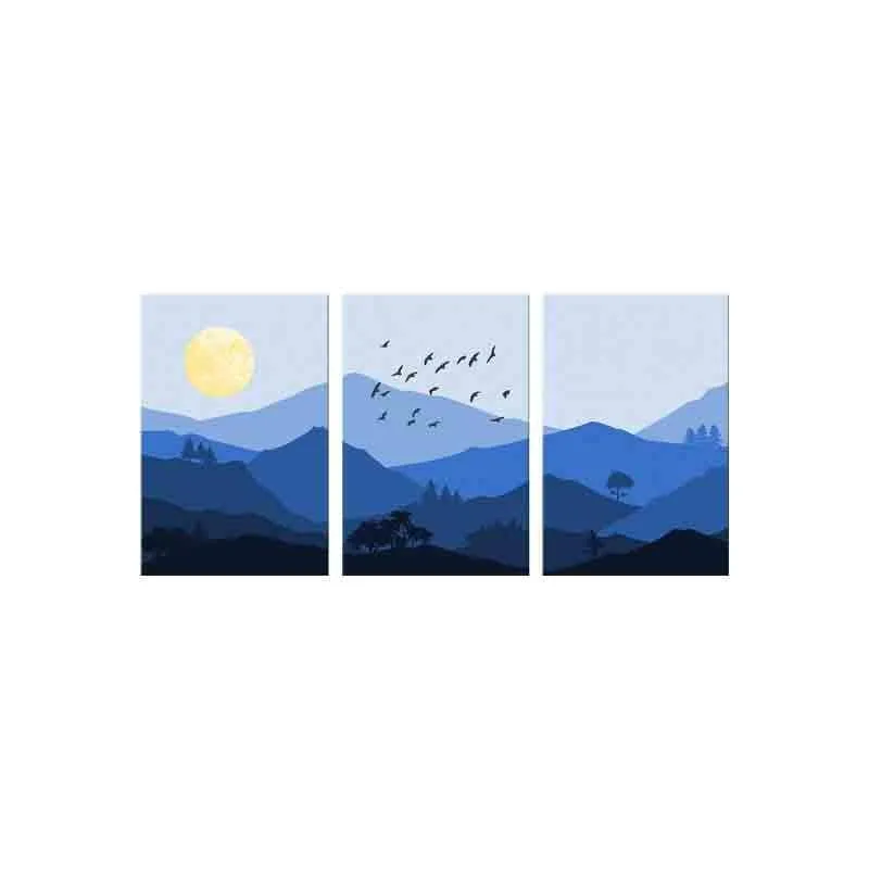 Memories Poly Canvas Wall Art - Three Piece Set media 5