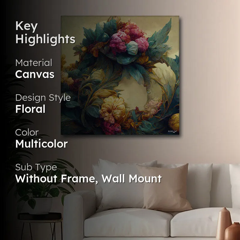 Fantasy Flora I Wall Painting media 2
