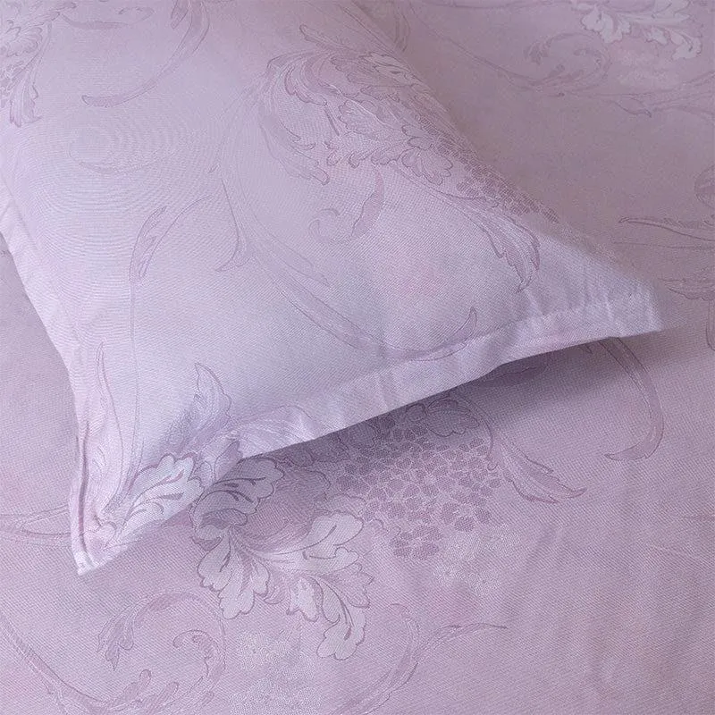 Aaavar Printed Reversible Cotton Bedsheet (Purple,White) - 170 TC media 4