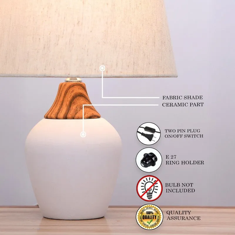 LightMode Pro Ceramic Table Lamp - White media 7