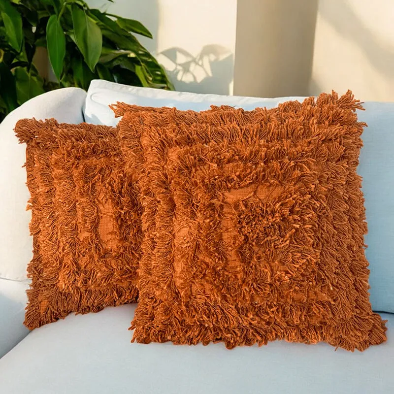 Monowave Tufted Cushion Cover Set - Set Of Two media 1