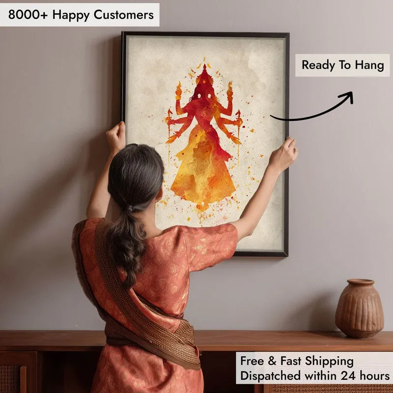 Shakti Swarupa Durga Maa Archival Paper Wall Art media 5