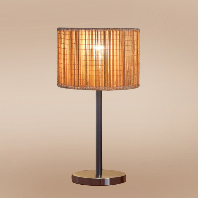 Noctra Glow Metal Table Lamp - Beige media 6