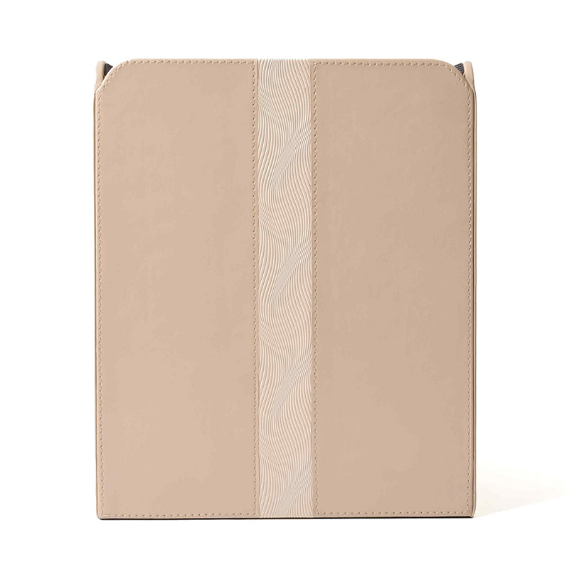 Veltrix Faux Leather Dust Bin - Beige media 8