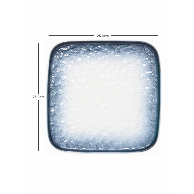 Nomura Square Porcelain Platter - Blue media 4