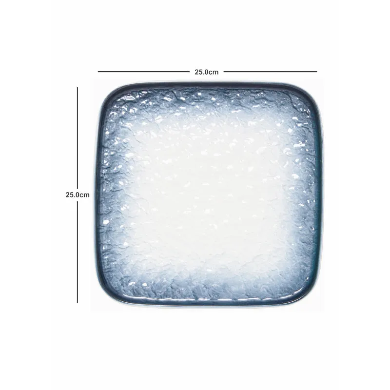 Nomura Square Porcelain Platter - Blue media 4