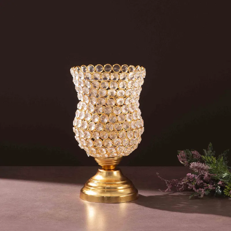 Irellis Blossom Vase - Gold media 1